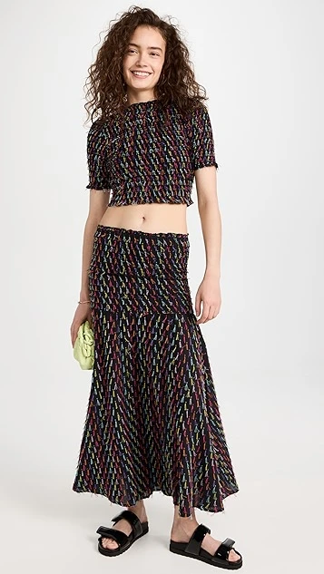 Abacaxi Smocked Skirt - Image 4