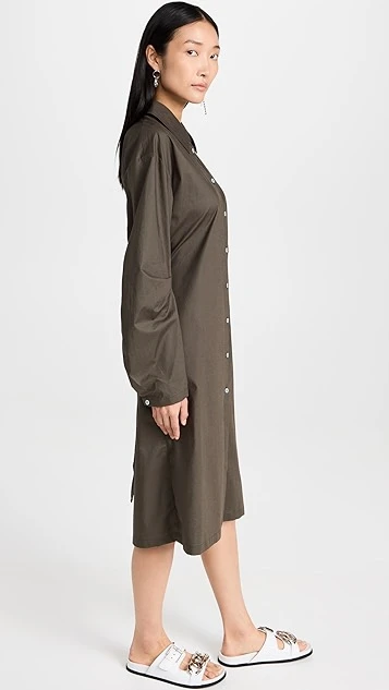 Acne Studios Cutout Shirt Dress - Image 3