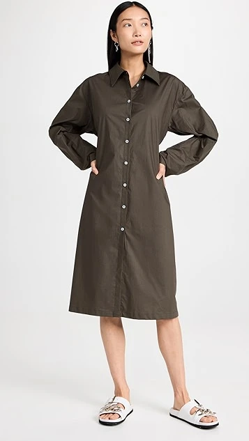 Acne Studios Cutout Shirt Dress
