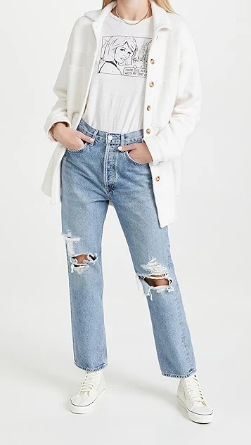 AGOLDE Mid Rise Loose Fit 90's Jeans - Image 4