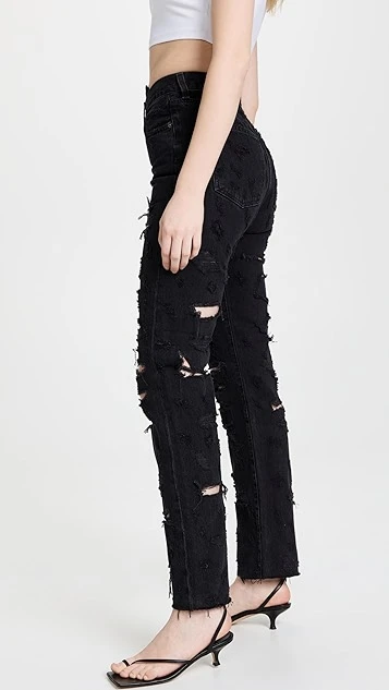 AGOLDE Criss Cross Straight Jeans - Image 3