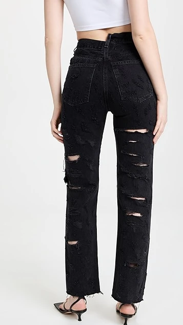 AGOLDE Criss Cross Straight Jeans - Image 2