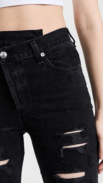 AGOLDE Criss Cross Straight Jeans - Image 5