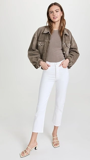 AGOLDE Riley Crop Jeans - Image 4