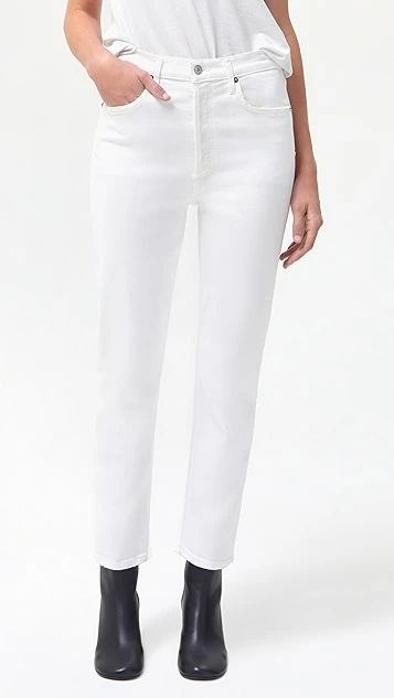 AGOLDE Riley Crop Jeans - Image 7