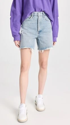 AGOLDE Stella High Rise Baggy Shorts