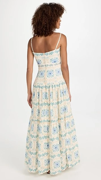 Agua By Agua Bendita Lima Chivas Maxi Dress - Image 2