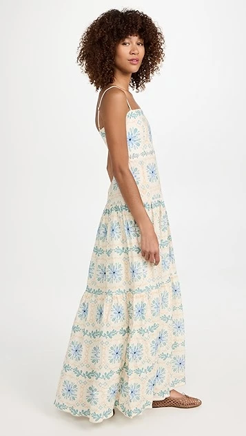 Agua By Agua Bendita Lima Chivas Maxi Dress - Image 3