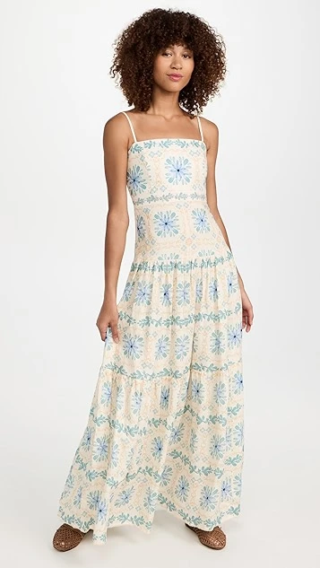Agua By Agua Bendita Lima Chivas Maxi Dress - Image 7