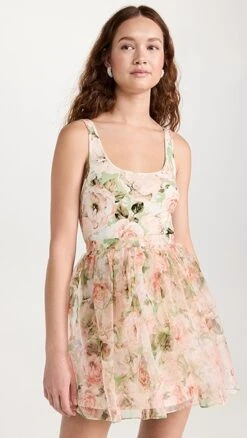Alice + Olivia Chara Sleeveless Party Dress
