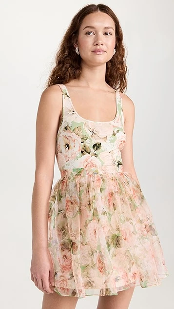 Alice + Olivia Chara Sleeveless Party Dress