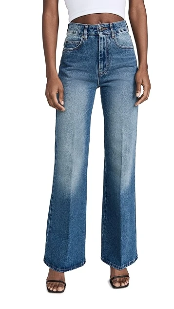 AMI Flare Fit Jeans - Image 6