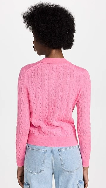 Alex Mill Mini Cable Cardigan In Alpaca Blend - Image 2