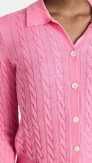 Alex Mill Mini Cable Cardigan In Alpaca Blend - Image 5
