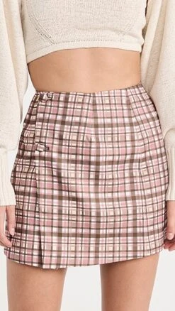 Atoir Check Miniskirt