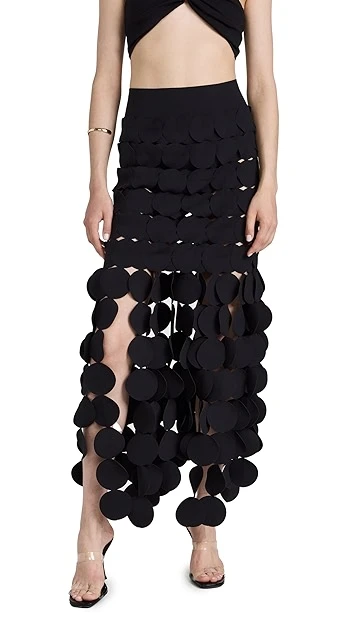 A.W.A.K.E. MODE Lazer Cut Multi Circle Skirt - Image 6