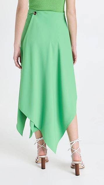 A.W.A.K.E. MODE Asymmetric Pleated Skirt - Image 2