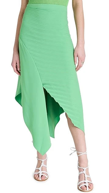A.W.A.K.E. MODE Asymmetric Pleated Skirt - Image 6