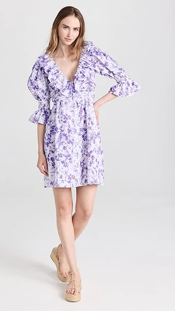 ByTiMo Linen V Neck Dress - Image 4