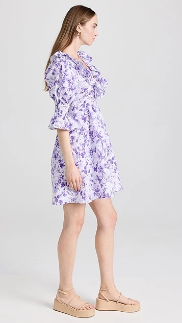 ByTiMo Linen V Neck Dress - Image 3