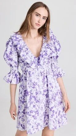 ByTiMo Linen V Neck Dress