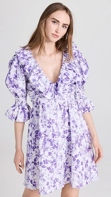 ByTiMo Linen V Neck Dress