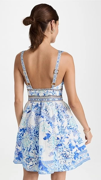 Camilla Short V Neck Cutout Dress - Image 2