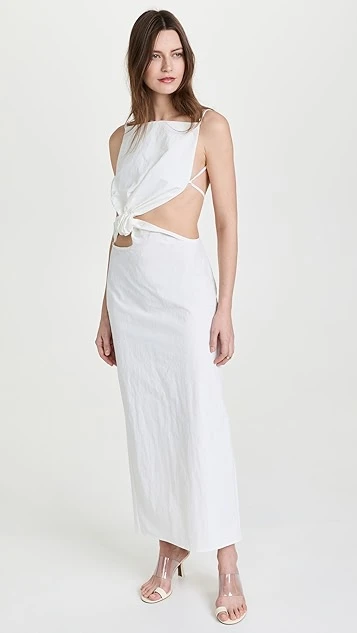 Christopher Esber Interlocked Ruched Dress - Image 4