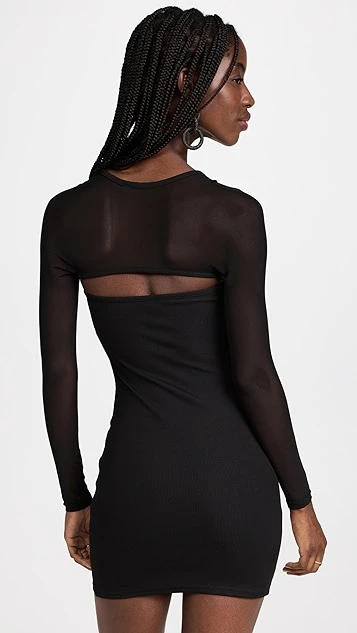 Christopher Esber Polar Orbit Ruched Shawl Mini Dress - Image 2