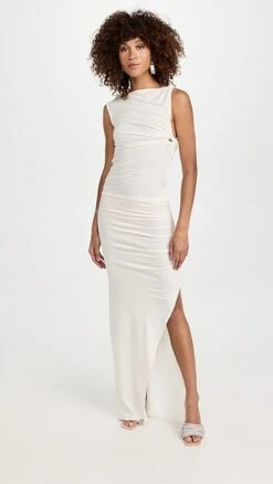 Christopher Esber Gesine Twisted Column Dress