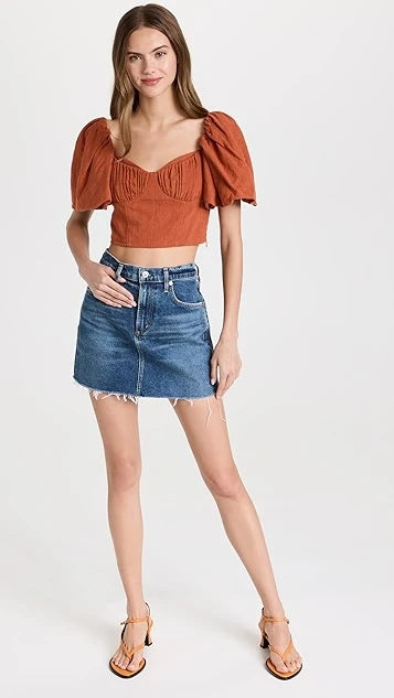 Citizens Of Humanity Beatnik Mini Jean Skirt - Image 4