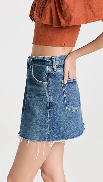 Citizens Of Humanity Beatnik Mini Jean Skirt - Image 3