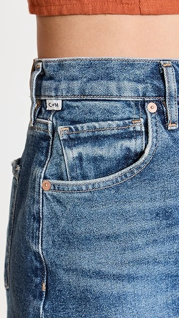 Citizens Of Humanity Beatnik Mini Jean Skirt - Image 5