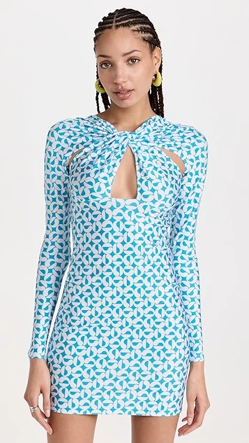 Coperni Twisted Cut-Out Jersey Dress - Image 7