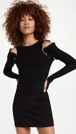 Dion Lee Hook & Eye Rib Mini Dress