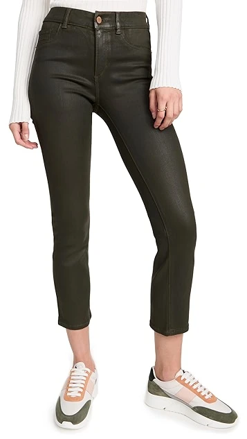 DL1961 Mara Straight Mid Rise Instasculpt Ankle Jeans - Image 6