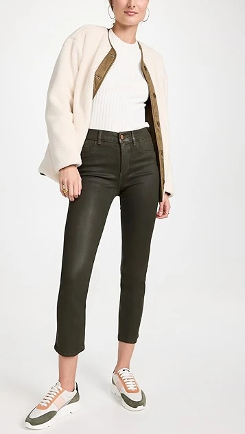 DL1961 Mara Straight Mid Rise Instasculpt Ankle Jeans - Image 4