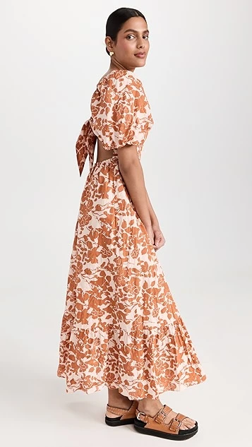 English Factory Floral Print Maxi Dress - Image 3