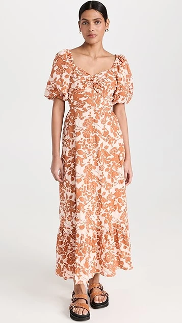 English Factory Floral Print Maxi Dress - Image 6