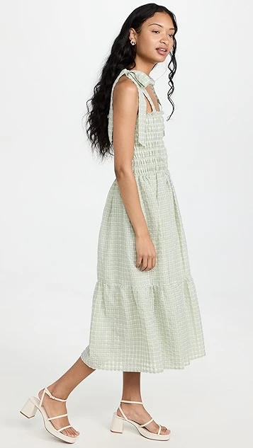 En Saison Piper Smocked Midi Dress - Image 3