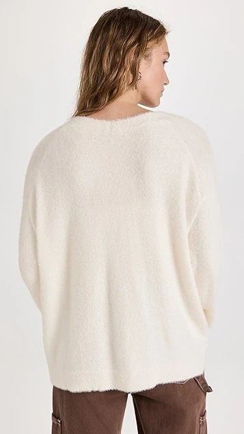 525 Short Eyelash Relaxed Cardigan - Image 2