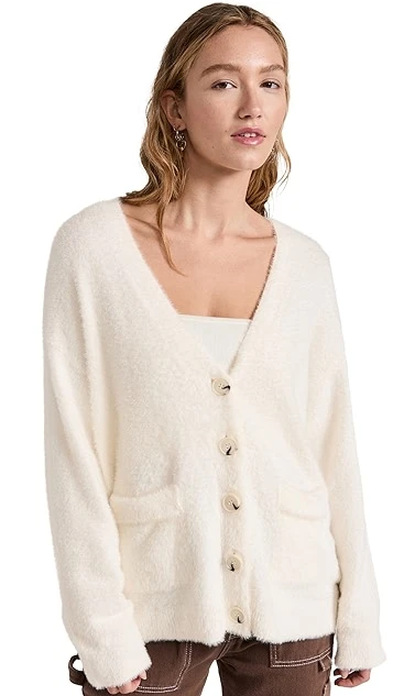 525 Short Eyelash Relaxed Cardigan - Image 6