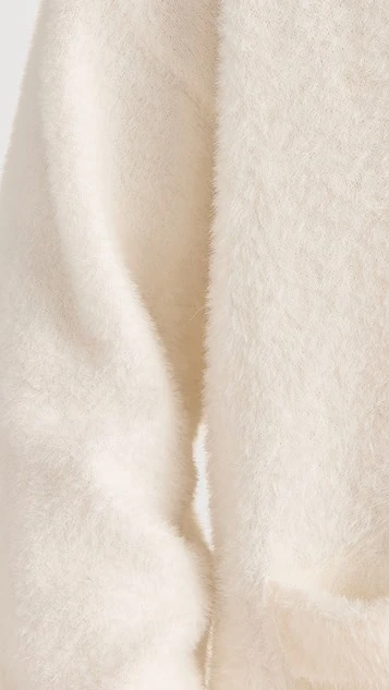 525 Short Eyelash Relaxed Cardigan - Image 5