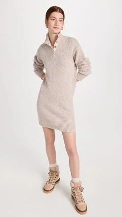 525 Henley Sweater Dress