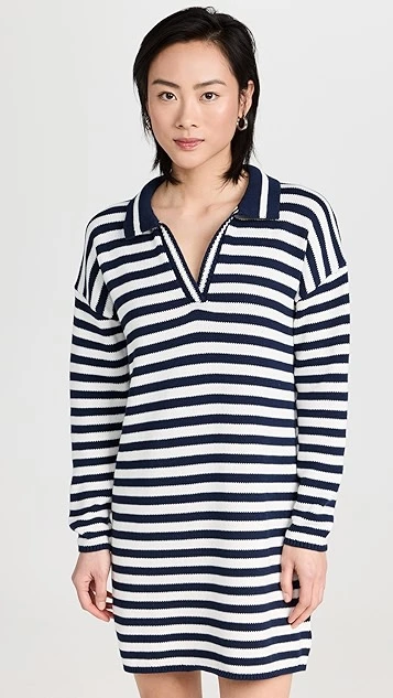 525 Stripe Polo Mini Dress - Image 6
