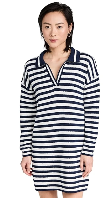 525 Stripe Polo Mini Dress - Image 7