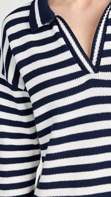 525 Stripe Polo Mini Dress - Image 5