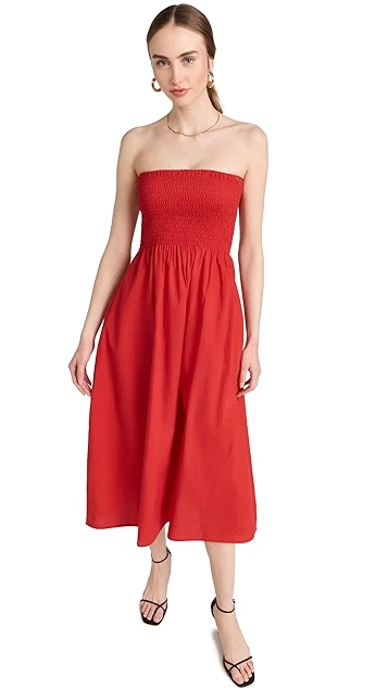 FAITHFULL THE BRAND Madella Midi Dress - Image 7