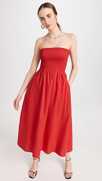 FAITHFULL THE BRAND Madella Midi Dress