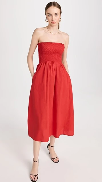 FAITHFULL THE BRAND Madella Midi Dress - Image 4